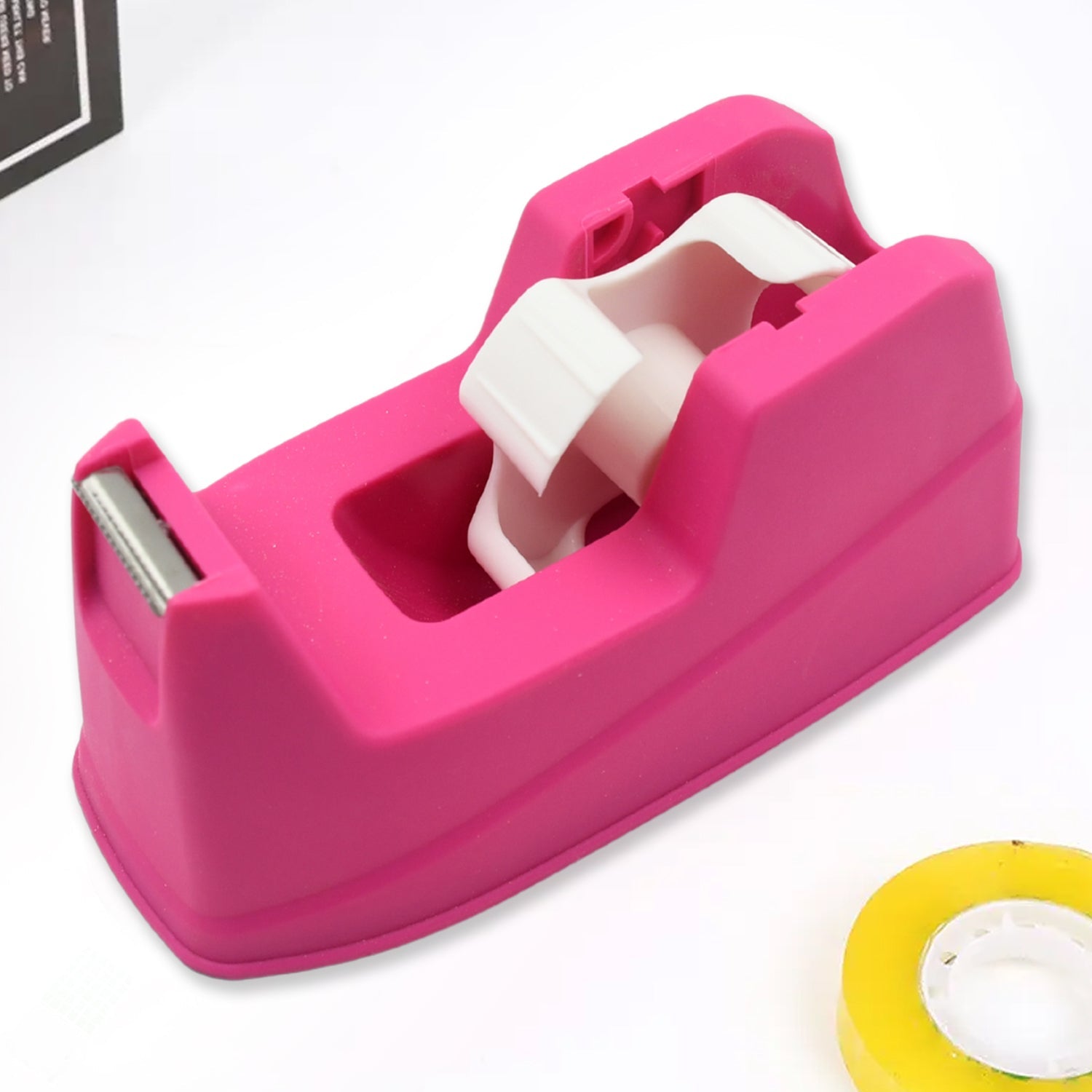 9506 Plastic Tape Dispenser Cutter for Home Office use, Tape Dispenser for Stationary, Tape Cutter Packaging Tape (1 pc / 631 Gm) 9506 Plastic Tape Dispenser Cutter for Home Office use, Tape Dispenser for Stationary, Tape Cutter Packaging Tape (1 pc / 631 Gm)